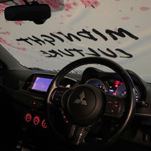 Load image into Gallery viewer, Cherry Blossom Garage Flags - White