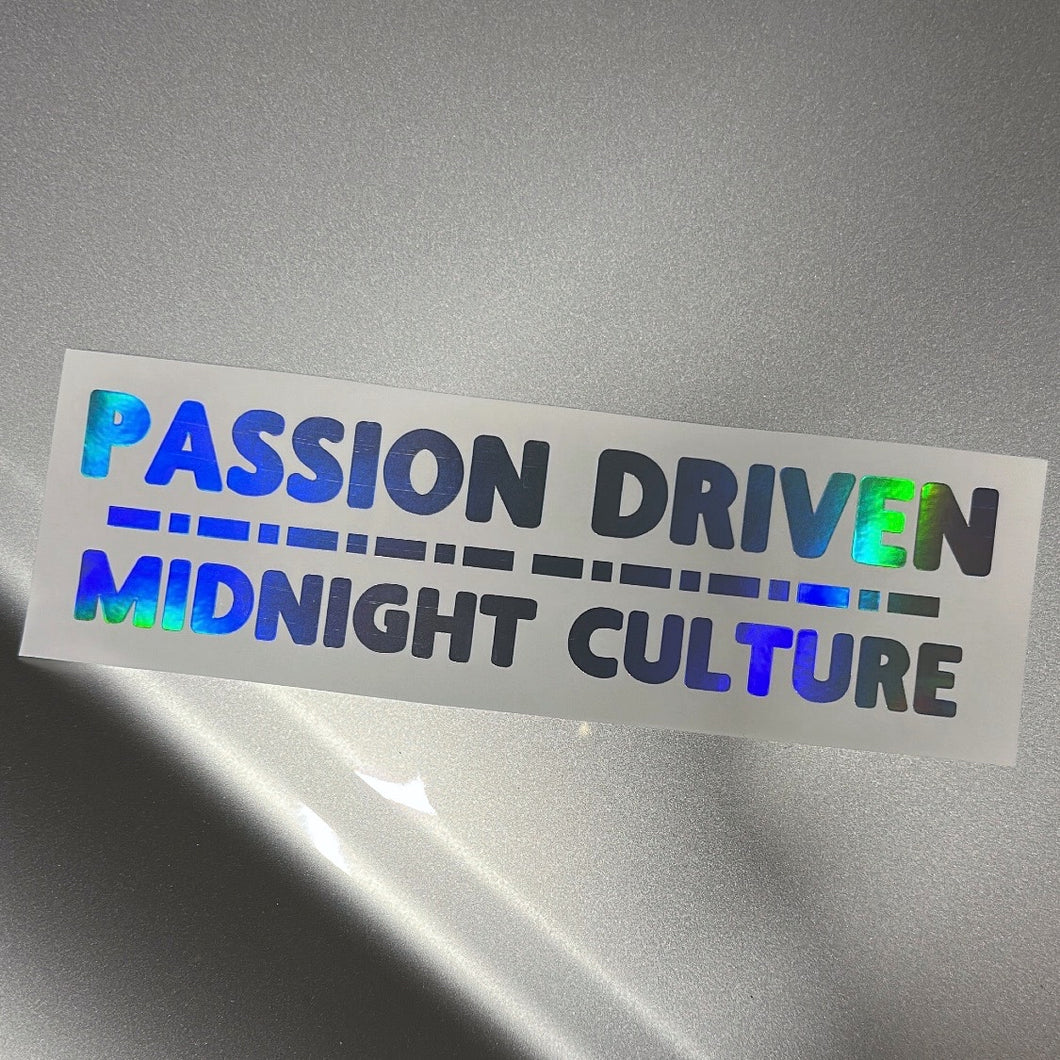 Passion Driven Decal