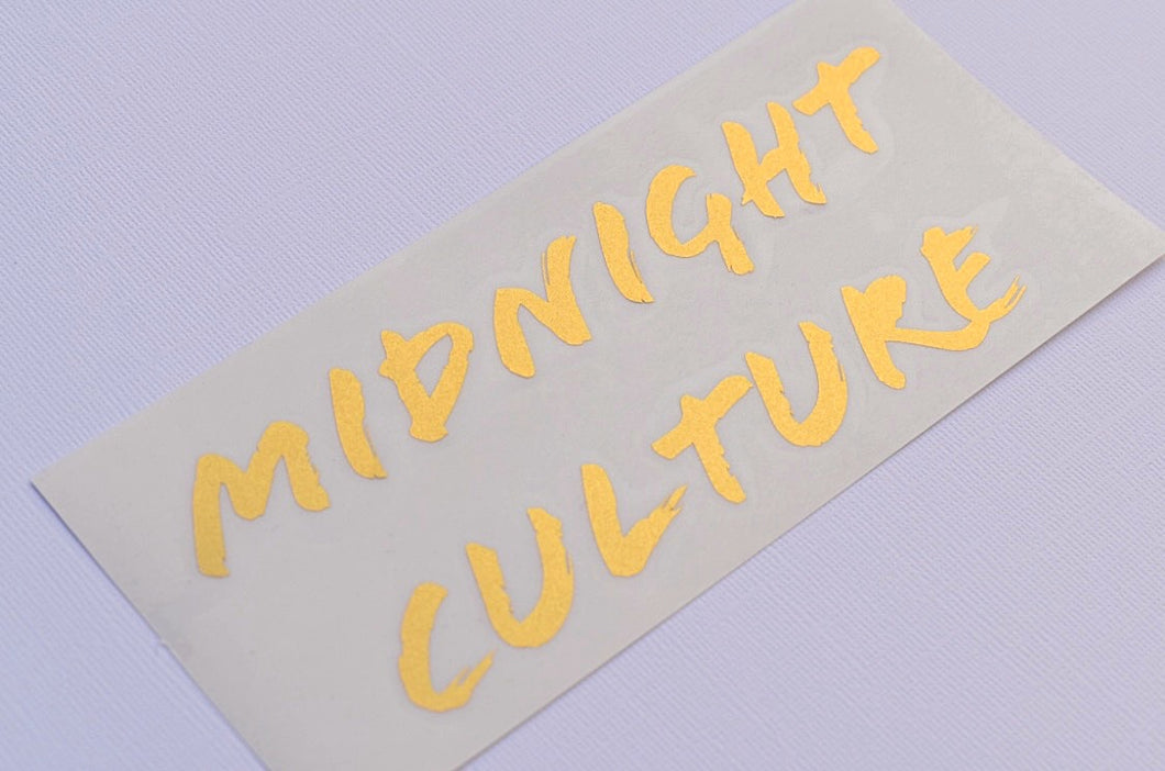 Midnight Culture Decal