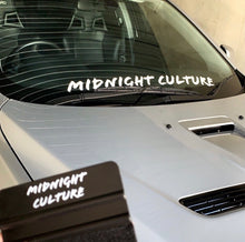 Load image into Gallery viewer, Midnight Culture Banner - White
